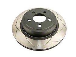 DBA Street Series T2 Slotted Rotor; Rear (06-08 Charger R/T; 15-23 Charger SRT Hellcat)