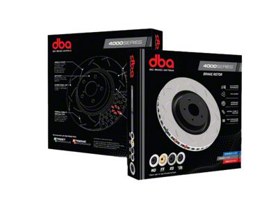 DBA 4000 Series T3 Slotted Rotor; Rear (97-04 Corvette C5; 05-13 Corvette C6 Base w/ Standard Brake Package)