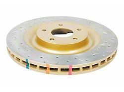 DBA 4000 Series XS Cross Drilled and Slotted Rotor; Front (06-13 Corvette C6 427, Grand Sport, Z06 w/o Z07 Brake Package)