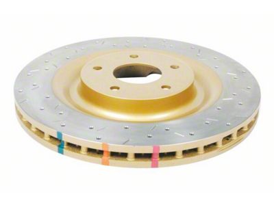 DBA 4000 Series XS Cross Drilled and Slotted Rotor; Front (06-13 Corvette C6 427, Grand Sport, Z06 w/o Z07 Brake Package)
