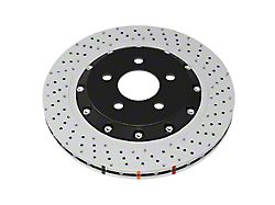 DBA 5000 Series XD Cross Drilled Rotor; Rear (20-25 Corvette C8 Stingray w/ Z51 Brake Package)