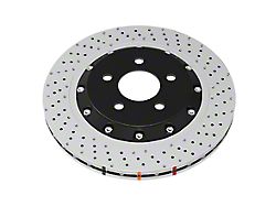 DBA 5000 Series XD Cross Drilled Rotor; Rear (20-24 Corvette C8 Stingray w/ Z51 Brake Package)