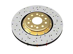 DBA 5000 Series XS Cross Drilled and Slotted Rotor; Front (97-04 Corvette C5)