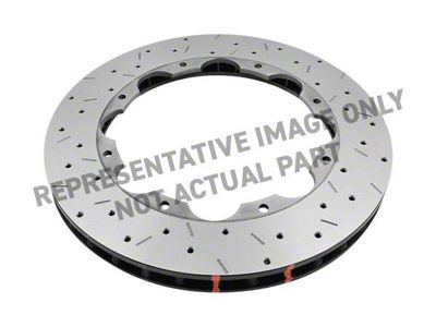 DBA 5000 Series XS Cross Drilled and Slotted Rotor Ring; Front (97-04 Corvette C5; 05-13 Corvette C6 Base)