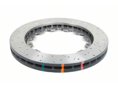 DBA 5000 Series XS Cross Drilled and Slotted Rotor Ring; Front (06-13 Corvette C6 427, Grand Sport, Z06 w/o Z07 Brake Package)