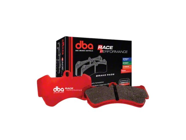 DBA Race Performance Semi-Metallic Carbon Fiber Brake Pads; Front Pair (15-19 Corvette C7 Grand Sport & Z06 w/o Z07 Brake Package)