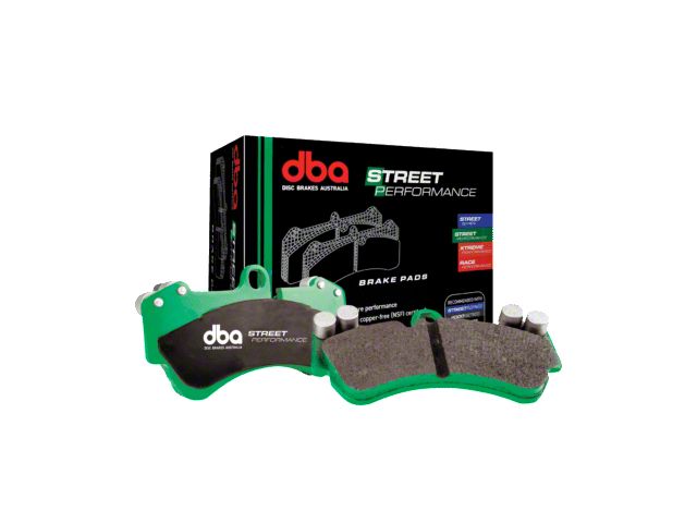 DBA Street Performance Semi-Metallic Carbon Fiber Brake Pads; Front Pair (97-04 Corvette C5; 05-13 Corvette C6 Base)