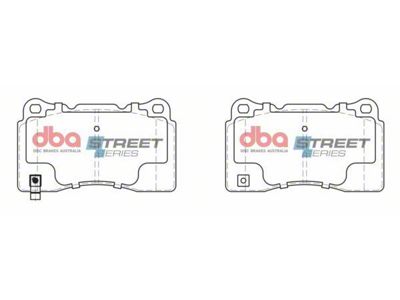 DBA Street Series Ceramic Brake Pads; Front Pair (14-19 Corvette C7 Stingray w/ Standard JL9 Brake Package)