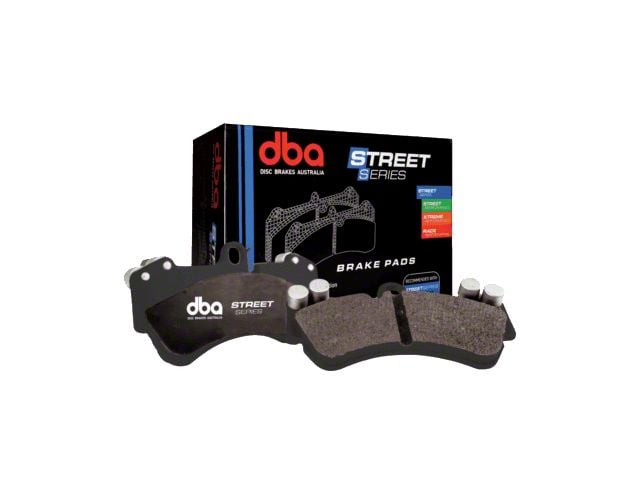 DBA Street Series Ceramic Brake Pads; Front Pair (97-04 Corvette C5; 05-13 Corvette C6 Base)