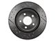DBA Street Series XGold Cross Drilled and Slotted Rotors; Rear Pair (05-10 Mustang GT; 11-14 Mustang V6)