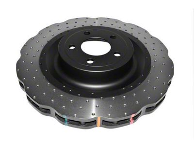 DBA 4000 Series XD Cross Drilled Rotor; Front (15-23 Mustang GT w/ Performance Pack)