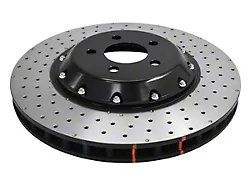 DBA 5000 Series XD Cross Drilled Rotor; Front (15-23 Mustang GT w/ Performance Pack)