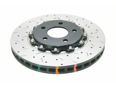 DBA 5000 Series XS Cross Drilled and Slotted Rotor; Front (05-10 Mustang GT; 11-14 Mustang V6)