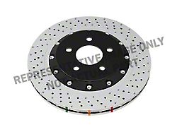 DBA 5000 Series XS Cross Drilled and Slotted Rotor; Front (15-23 Mustang GT w/ Performance Pack)