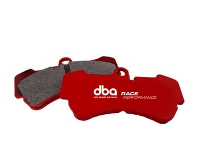 DBA Race Performance Semi-Metallic Carbon Fiber Brake Pads; Rear Pair (15-23 Mustang GT, EcoBoost, V6)