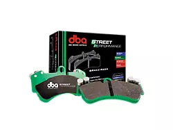 DBA Street Performance Semi-Metallic Carbon Fiber Brake Pads; Rear Pair (15-23 Mustang GT, EcoBoost, V6)