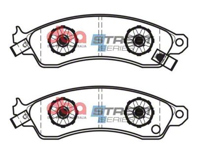 DBA Street Series Ceramic Brake Pads; Front Pair (94-04 Mustang Cobra, Bullitt, Mach 1)