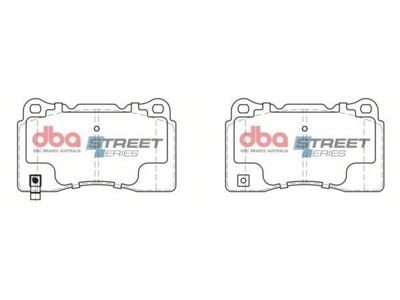 DBA Street Series Ceramic Brake Pads; Front Pair (11-14 Mustang GT w/ Performance Pack; 12-13 Mustang BOSS 302; 07-12 Mustang GT500)