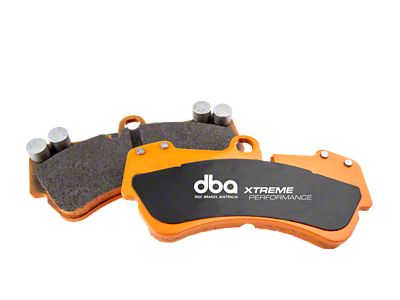 DBA Xtreme Performance Semi-Metallic Carbon Fiber Brake Pads; Front Pair (15-23 Mustang GT w/o Performance Pack, EcoBoost w/ Performance Pack)