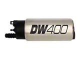 DeatschWerks DW400 In-Tank Fuel Pump with Install Kit; 415 LPH (15-25 Mustang GT, V6, Dark Horse)