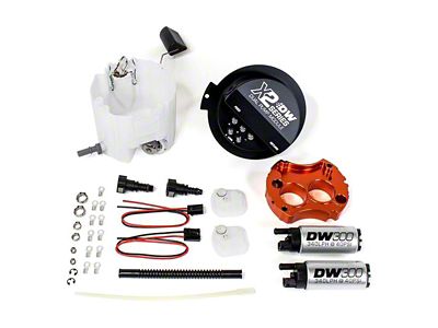 DeatschWerks X2 Series Dual Fuel Pump Module with Dual DW300s Pump (10-15 Camaro LS, LT, SS)