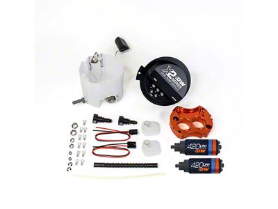 DeatschWerks X2 Series Dual Fuel Pump Module with Dual DW420s Pump (10-15 Camaro LS, LT, SS)