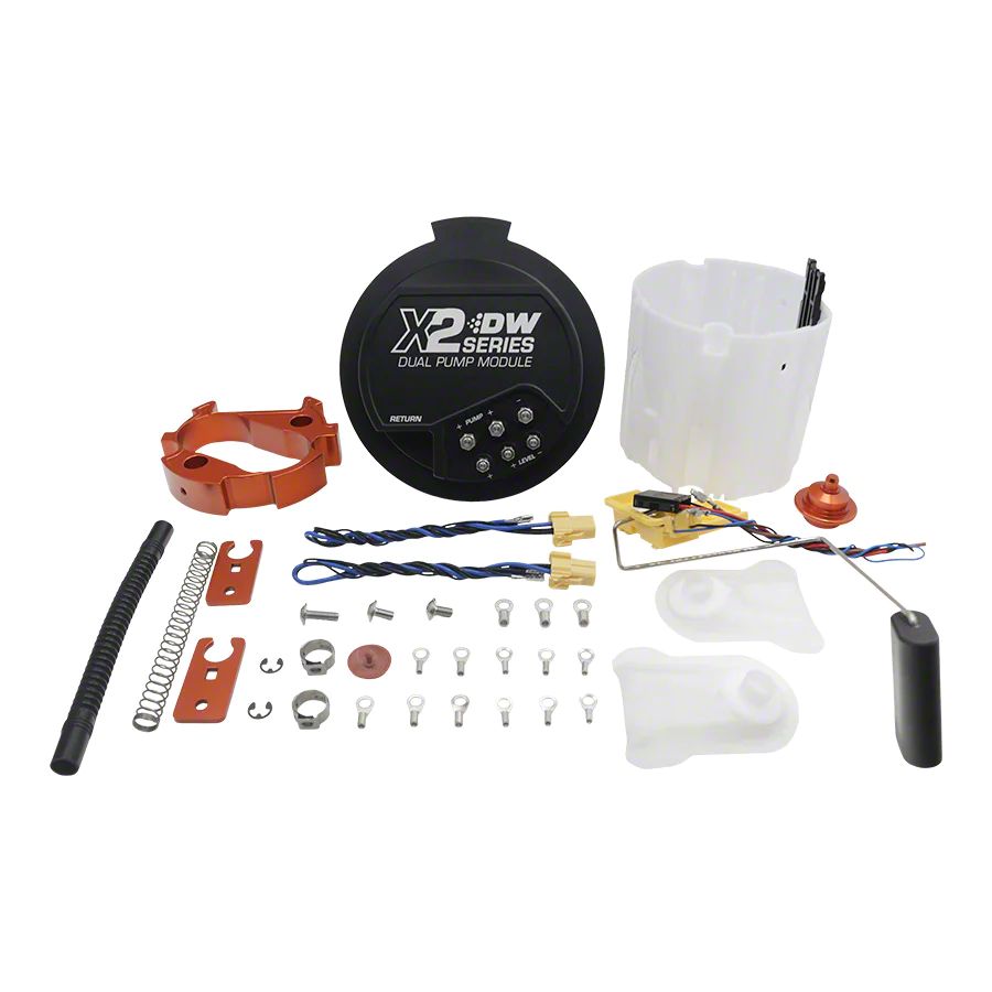 DeatschWerks Charger X2 Series Fuel Pump Module with Dual DW400s