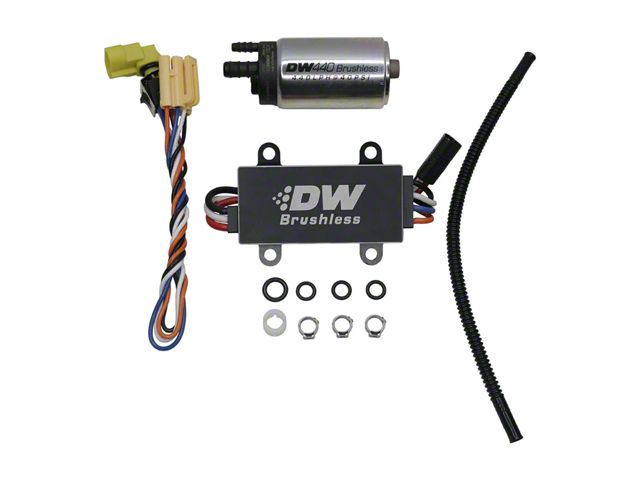 DeatschWerks DW440 Brushless In-Tank Fuel Pump with C102 Controller and Install Kit; 440 LPH (14-19 Corvette C7)