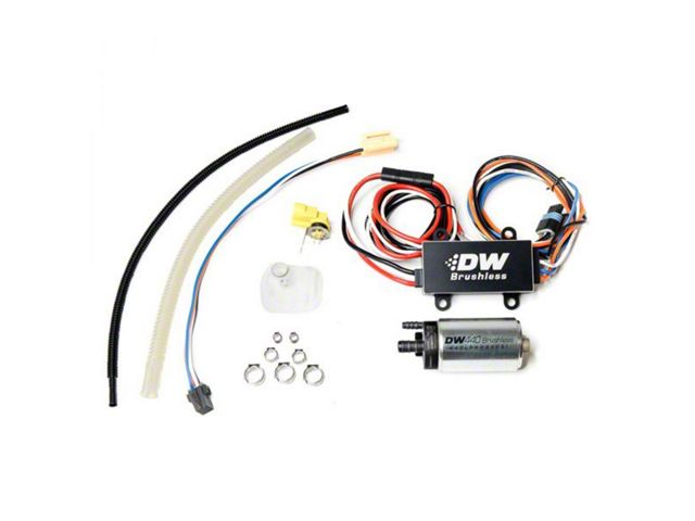 DeatschWerks DW440 Brushless In-Tank Fuel Pump with C102 Controller and Install Kit; 440 LPH (03-13 Corvette C5 & C6)