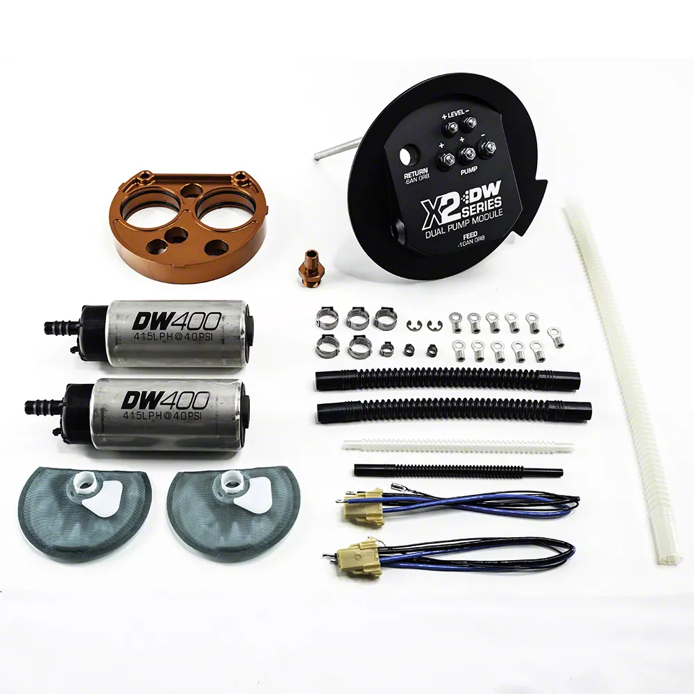 DeatschWerks Mustang X2 Series Dual Fuel Pump Module with Dual