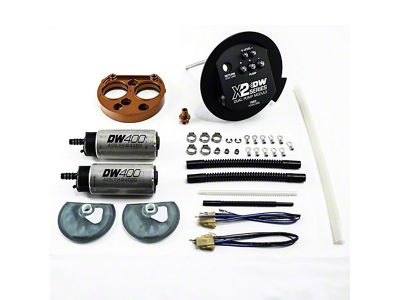 DeatschWerks X2 Series Dual Fuel Pump Module with Dual DW400s Pump (11-24 Mustang)