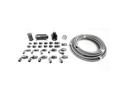 DeatschWerks X2 Series Fuel Pump Module PTFE Plumbing Kit; -10AN (11-25 Mustang)