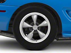 Deep Dish Bullitt Anthracite Wheel; Rear Only; 17x10.5; 28mm Offset (94-98 Mustang)