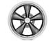 Deep Dish Bullitt Anthracite Wheel; Rear Only; 17x10.5 (94-98 Mustang)