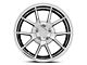 Deep Dish FR500 Style Chrome Wheel; Rear Only; 18x10 (94-98 Mustang)
