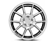 Deep Dish FR500 Style Chrome Wheel; Rear Only; 18x10 (94-98 Mustang)