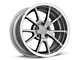 Deep Dish FR500 Style Anthracite Wheel; Rear Only; 17x10.5 (94-98 Mustang)