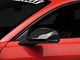 Defenderworx Mirror Covers; Carbon Fiber (15-23 Mustang w/ Mirror Signals)