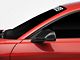 Defenderworx Mirror Covers; Carbon Fiber (15-23 Mustang w/ Mirror Signals)