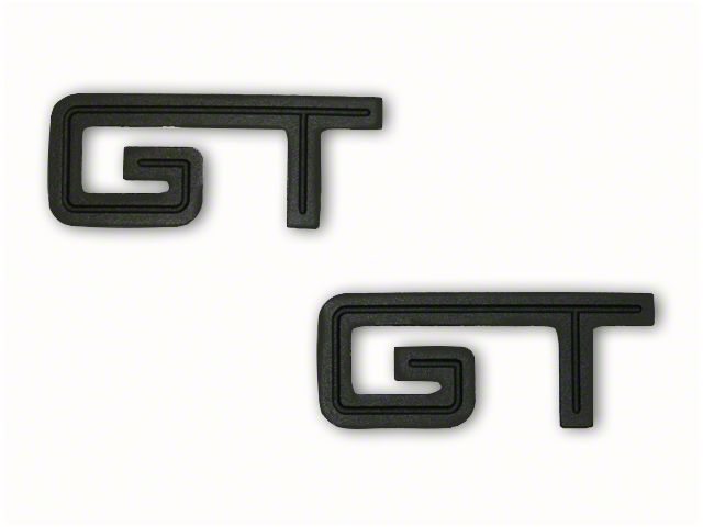 Defenderworx GT Emblem; Matte Black (Universal; Some Adaptation May Be Required)