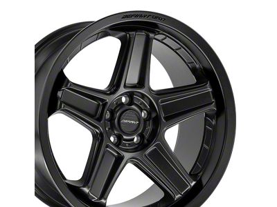 Defiant Wheels DF07 Satin Black Wheel; 20x9.5; 15mm Offset (08-23 RWD Challenger, Excluding Widebody)