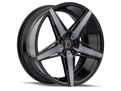 Defy D02 Gloss Black Machined with Dark Tint Wheel; 20x8.5 (10-15 Camaro)