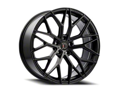 Defy D07 Satin Black Wheel; 18x8 (10-14 Mustang GT w/o Performance Pack, V6)