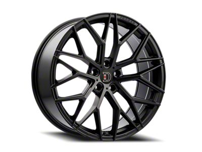 Defy D07 Satin Black Wheel; 18x8; 38mm Offset (10-14 Mustang GT w/o Performance Pack, V6)