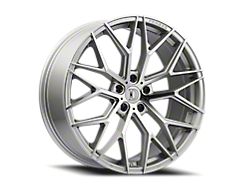 Defy D07 Silver Machine Wheel; 19x8.5; 35mm Offset (10-14 Mustang)