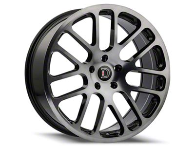 Defy D10 Gloss Black Machined with Dart Tint Wheel; 20x8.5 (10-14 Mustang)