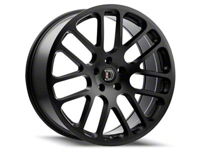 Defy D10 Satin Black Wheel; 20x8.5 (10-14 Mustang)