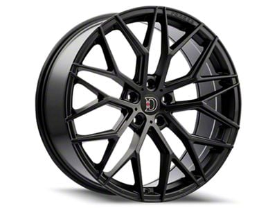 Defy D07 Satin Black Wheel; 20x8.5 (15-23 Mustang GT, EcoBoost, V6)