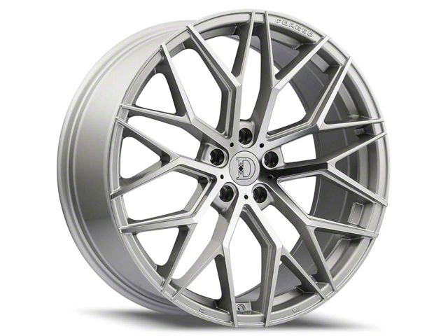 Defy D07 Silver Machined Wheel; 18x8 (94-98 Mustang)