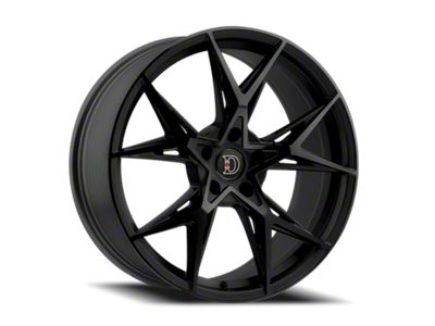 Defy D11 Satin Black Wheel; 18x8; 38mm Offset (94-98 Mustang)
